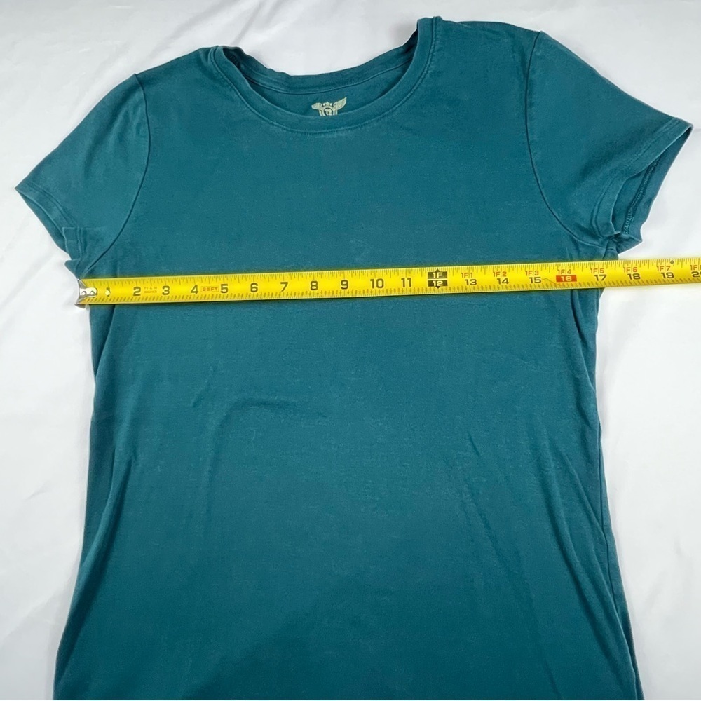 Faded Glory - Women’s T-Shirt - Teal - Large (12-14) - Picture 3 of 7